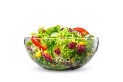 Maža porcija daržovių salotų